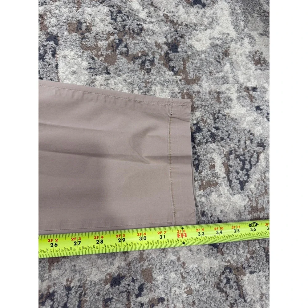 Lacoste Slim Fit Chino Pants Tan Khaki Mens US 38 Cotton Stretch HH2739